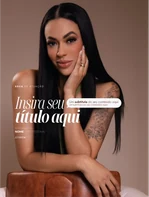 Modelo de post editável com foto e título
